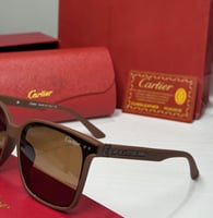 نظارة كارتير باللون البني وعدسة باللون البني