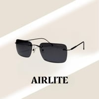 نظارة من AIRLITE بدون إطار باللون الاسود