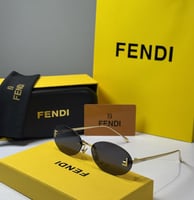 نظارة فندي Cat eye باللون التايقر