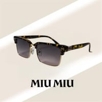 نظارة ميو ميو Square باللون التايقر