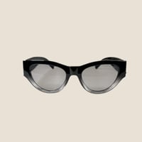 نظارة سان لوران باللون الاسود والشفاف