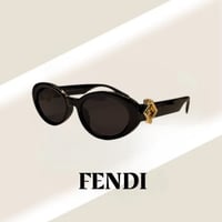 نظارة فندي Cat eye باللون الاسود