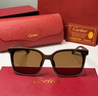 نظارة كارتير باللون البني وعدسة باللون البني
