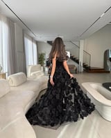 فستان اسود دلع