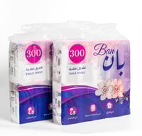 50 علبة من مناديل بان 300