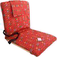 كرسي ارضي تراثي احمر 602