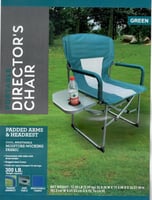 كرسي قابل للطي مع طاولة وحامل اكواب متعدد الالوان...