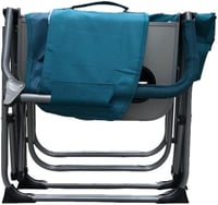 كرسي قابل للطي مع طاولة وحامل اكواب متعدد الالوان...