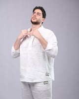 linen shirt white