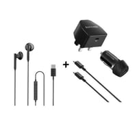 بكج الشحن 3 في 1 + سماعة سلكية تايب سي