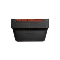 صندوق تخزين لمقعد السيارة من موج ماكس جلد أسود