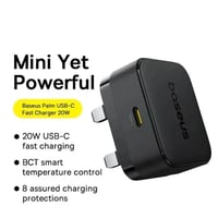 بيسوس - فيش جداري بمنفذ تايب سي بقوة 20 واط مع كيب...