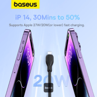 بيسوس - سلك تايب سي تو لايتنق بطول 1.2 متر بقوة 20...