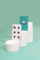 اربع مئة - ورق بلوت 54 ورقة جودة عالية مقاومة للما...