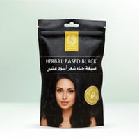 صبغة حناء شعر أسود عشبي