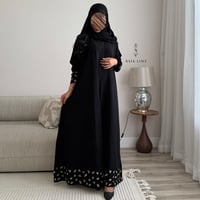 عباية كريب مشجر A-14