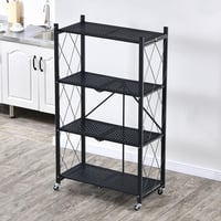 رف حديد اربعه دور اسود