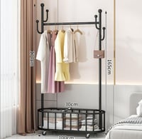 ستاند ملابس بسلة سغلية