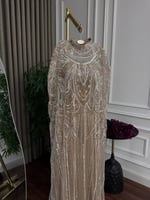 فستان سهرة مطرز متوفر لتسليم الفوري جده-مكه يوصلك...