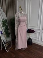 فستان سهرة مطرز متوفر لتسليم الفوري جده-مكه يوصلك...