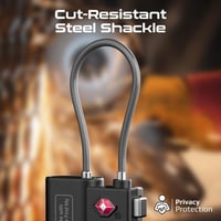 القفل الذكي مزود بجهاز تعقب