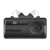 ProMate PowerUp-Trio بطارية متنقلة مع شاحن لاسلكي...