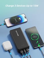 بطارية متنقلة RAVPOWER 15W (20,000mAH)