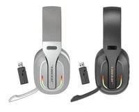 سماعة لاسلكية مع قطعة يو اس بي متوافقة مع البلاستي...