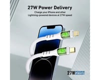 بروميت كابل يو أس بي - سي / لايتنينج مع غلاف شفاف...