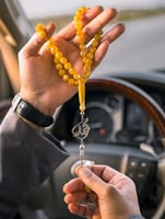 سبحه رجاليه كهرمان بالاسم