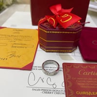 دبلة كارتير رجالية مع الكتابة من الداخل