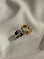 دبل كارتير رجاليه نسائيه فضة خالص