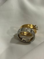 دبل كارتير رجاليه نسائيه فضة خالص