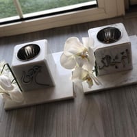 مبخرة بالاسم مع صينية