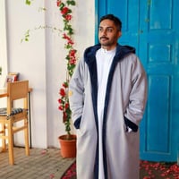 فروة شتوية رجالية مُبطنه بالفرو الناعم