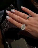 خواتم نسائية فضة بالاسم تفصيل حسب الطلب