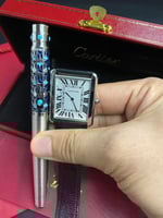 طقم رجاليه ساعه مع قلم ماركه كارتير