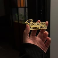 بروش تخرج اكريلك بالاسم 2025