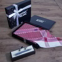 شماغ وقلم وكبك رجالي ماركه مونت بلانك اخر اصدار