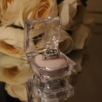 خاتم نسائي فضة خالص بالاسم