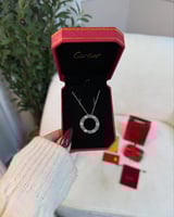 سلسال كارتير نسائي مع فص زركون