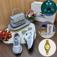 طقم شنط نسائي راقيه ماركة شانيل الفاخره