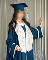 عباية تخرج 2025 لون كحلي