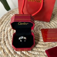 خاتم نسائي ماركة كارتير فص زركون