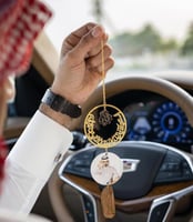 تعليقة سيارة بصوره واسم مع كسرة العود