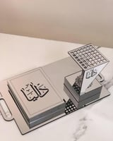 طقم مبخره بالاسم مع صندوق للعود