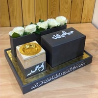 مباخر جلد بالاسم حسب الطلب