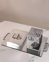 طقم مبخره بالاسم مع صندوق للعود