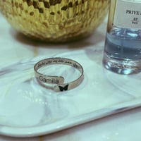 اسوارة نسائي بالاسم مطليه بالذهب 21 جرام