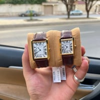 طقم ساعه رجالي وساعه نسائي ماركه كارتير